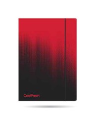 COOLPACK - GRADIENT - TECZKA Z GUMKĄ A4 - CRANBERRY