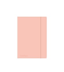 COOLPACK - PASTEL - TECZKA Z GUMKĄ A4 - POWDER PEACH