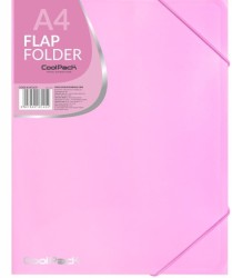COOLPACK - PASTEL - TECZKA Z GUMKĄ A4 - RÓŻOWA