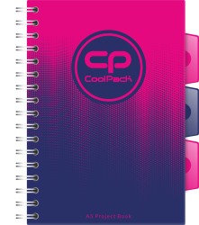 Coolpack  GRADIENT  KOŁOZESZYT A5 100k kratka  FRAPE
