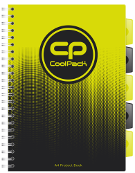 Coolpack  GRADIENT  KOŁOZESZYT A4 100k kratka LEMON