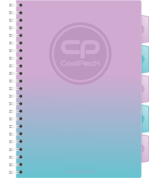 Coolpack  GRADIENT  KOŁOZESZYT A4 100k kratka BLUEBERRY