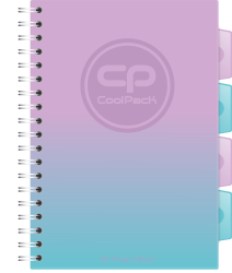 Coolpack  GRADIENT  KOŁOZESZYT B5 100k kratka  BLUEBERRY