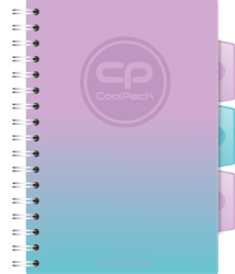 Coolpack  GRADIENT  KOŁOZESZYT A5 100k kratka BLUEBERRY