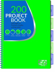 Coolpack  NEON  KOŁOZESZYT PP A4 100K kratka ZIELONY