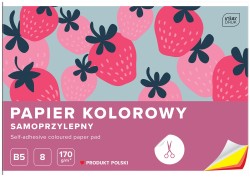 Interdruk Zeszyt Papierów kolorowych samoprzylepnych B5 Wycinanki