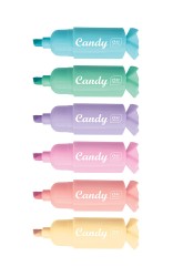 Interdruk Zakreślacze 6kol. CANDY