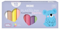 Interdruk Plastelina 12 kol. BB PASTEL
