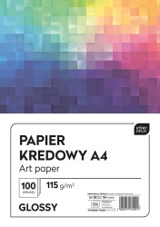 Interdruk Papier KREDOWANY A4 100 115G BŁYSK