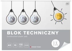 Blok techniczny A3 10 kartek Interdruk BLTA3