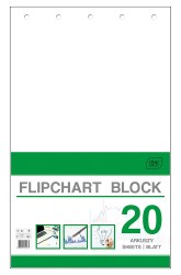 Blok Do Flipchartów A1 20 Kartek Gładkie Interdruk Ir5343