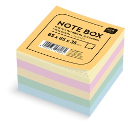 Kostka Papierowa Kolorowa 85x85x35 Mm Nieklejona Interdruk Kospapfknk