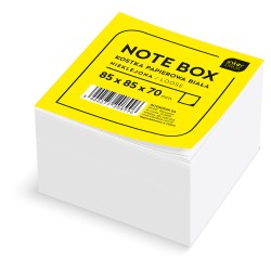 Kostka Papierowa Biała 85x85x70 Mm Nieklejona Interdruk Kospapnk7