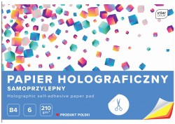 Interdruk Zeszyt papierów holograficznych B4 6 arkuszy