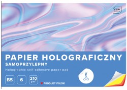 Interdruk Zeszyt papierów holograficznych B5 6 arkuszy