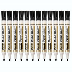 Pentel  Marker Do Białych Tablic suchościeralny  Czarny  Mw85-A 12szt