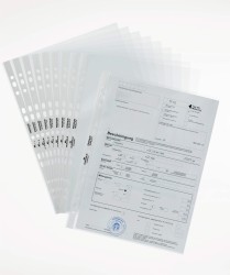 Durable Koszulka na dokumenty PREMIUM A4 krystaliczna PP woreczek 100 sztuk