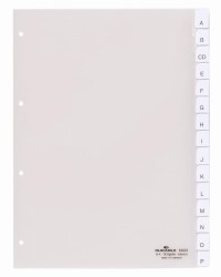 Durable Przekładki A4 15 części, przednia okładka i perforacja 80x80x80 mm