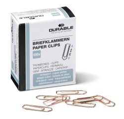 Durable Spinacze 26 mm miedziowane opakowanie 100 sztuk