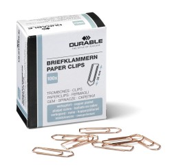 Durable Spinacze 32 mm miedziowane opakowanie 100 sztuk