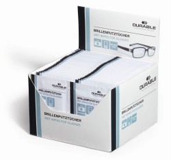 Durable Ściereczki do okularów 100 sztuk