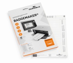 Durable Wkłady do identyfikatorów BADGEMAKER 17x67 mm