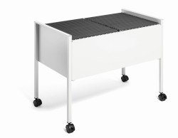 Durable Wózek na teczki zawieszkowe ECONOMY DUO 100 A4