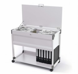 Durable Wózek na teczki zawieszkowe SYSTEM 100 MULTI TOP