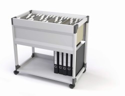 Durable Wózek na teczki zawieszkowe SYSTEM 90 A4