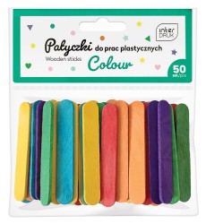 Interdruk Kolorowe patyczki 65x10 50szt