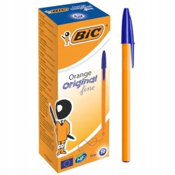 Długopis Orange Bic niebieski opakowanie 20szt.