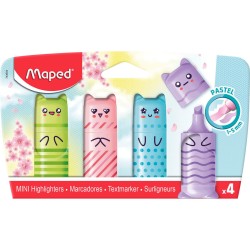 Mini zakreślacze Kawaii Pastel Maped
