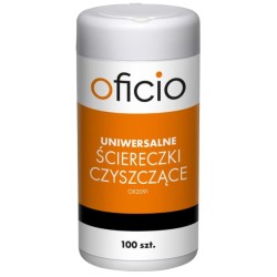 Ściereczki Do Czyszczenia Ekranów nasączone 100 szt tuba Oficio