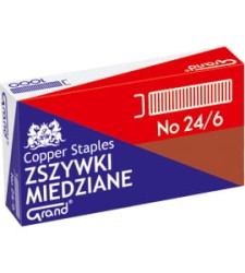 Grand Zszywki Miedziane  24/6 10szt