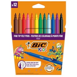 Flamastry Kids Kid Visa Pudełko 12szt Bic
