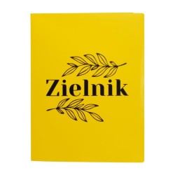 Zielnik A4 20 koszulek żółty z nadrukiem BIURFOL Album ofertowy 