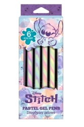 Coolpack Colorino- DŁUGOPISY ŻELOWE 6 SZT  - STITCH PASTEL