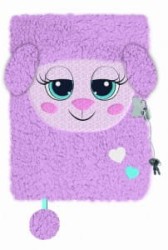 Pamiętnik z kłódką 3D "włochacz" A5, 96k CUTE LAMB