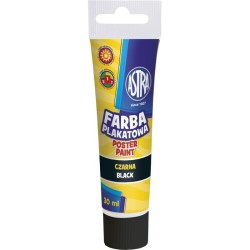 Farby plakatowe tuba czarna Astra 83110909