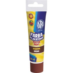 Farby plakatowe tuba brązowa Astra 83110913