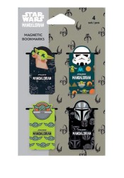 DISNEY FASHION - ZAKŁADKI MAGNETYCZNE 4SZT. MIX MANDALORIAN