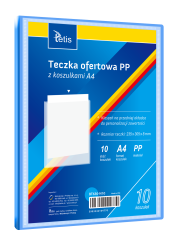 TETIS Album ofertowy Teczka A4 PP z 10 koszulkami niebieski