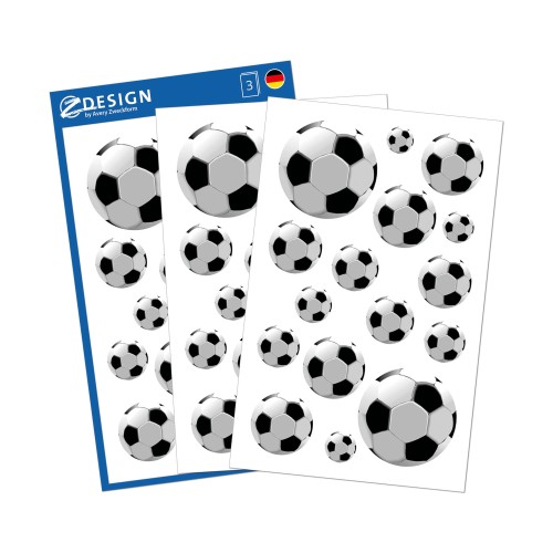 Naklejki Z-Design - football  3/16/48 - papierowe