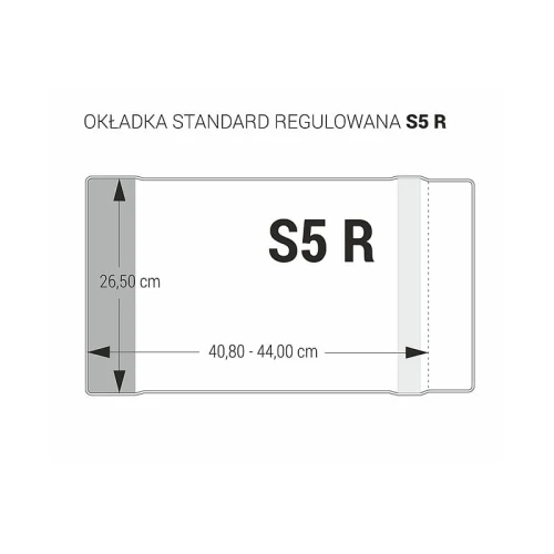 BIURFOL Okładka regulowana S5-264 25 sztuk