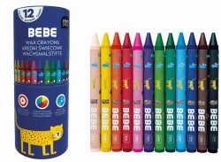 Interdruk Kredki 12 świecowe BEBE Kids
