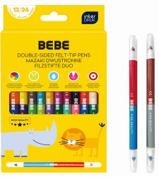 Interdruk Mazaki dwustronne 12/24kol.BEBE Kids