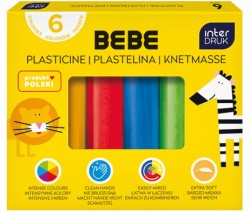 Interdruk Plastelina 6 kol. BEBE KIDS