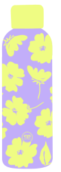 COOLPACK - BONET - TERMO BOTTLE - BIDON METALOWY - FLORES LILA