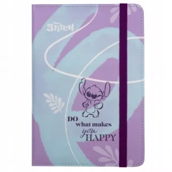 DISNEY FASHION - NOTES A5 / 80 K. LINIA Z GUMKĄ - WZÓR 3 - STITCH PASTEL /12/