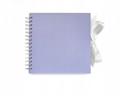Galeria Papieru Księga weselna Scrapbook Album do zdobienia LAWENDOWY- satynowy 205x205mm, 30 kartek 